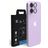 Elite iPhone 17 Tempered Glass Camera Lens Protector - Case Friendly - Purple