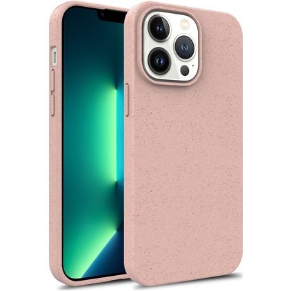 Mobigear Bio iPhone 15 Pro Materiał ekologiczny Etui plecki - Różowy
