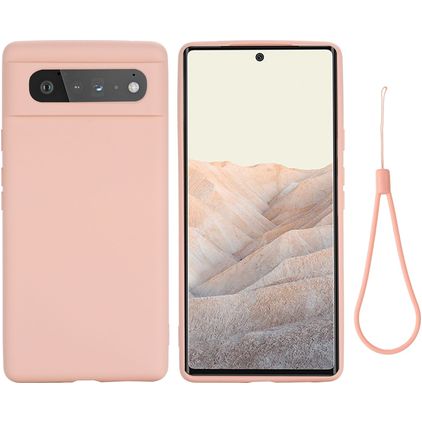 Mobigear Rubber Touch Google Pixel 6 Silicone Back cover - Rosa