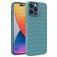 Mobigear Woven iPhone 14 Pro Max TPU flexível Capa traseira - Azul