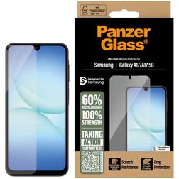 PanzerGlass Ultra-Wide Fit Samsung Galaxy A17 Tempered Glass Screen Protector - Case Friendly