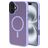 Mobiparts Hardcover iPhone 16 Plus MagSafe Plástico rígido Capa traseira - Satin Lila