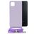 Mobilize Lanyard Gelly Samsung Galaxy A22 5G Flexibilní TPU Kryt se šňůrkou - Pastel Purple