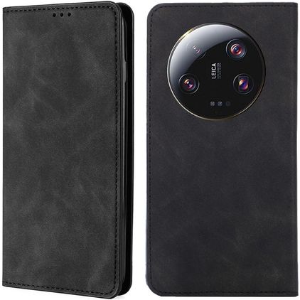 Mobigear Retro Slim Xiaomi 13 Ultra Wallet case - Black