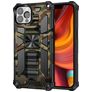 Mobigear Armor Stand iPhone 13 Pro Max Kova Suojakuori Iskunkestävä + Teline - Vihreä
