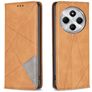 Mobigear Rhombus Slim Xiaomi Redmi 14C Funda tipo libro - Coñac