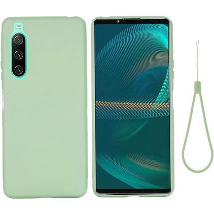 Mobigear Rubber Touch Sony Xperia 10 IV Silicone Back cover - Verde