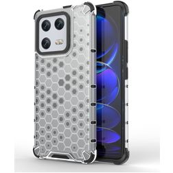 Mobigear Honeycomb Xiaomi 13 Pro Plástico rígido Capa traseira Antichoque - Branco