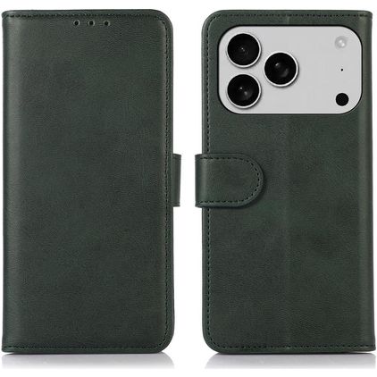 Mobigear Wallet iPhone 17 Pro Max Cover a libro portafoglio - Verde
