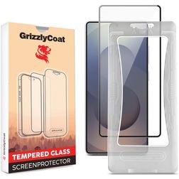GrizzlyCoat Easy Align Samsung Galaxy S26 Ultra Cristal templado Protector de pantalla - Compatible con fundas + Marco de instalación