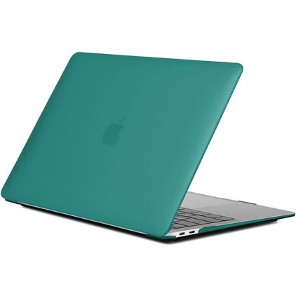 Mobigear Matte MacBook Pro 13 polegadas (2016-2023) Capa rígida para MacBook - Verde escuro - Modelo A1706 / A1708 / A1989 / A2159 / A2289 / A2251 / A2338