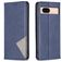 Mobigear Rhombus Slim Google Pixel 8a Cover a libro - Blu