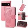 Mobigear Butterfly Google Pixel 7 Pro Plånboksfodral med sedelfack - Rosa