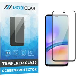 Mobigear Premium Samsung Galaxy A05s Tempered Glass Screen Protector - Case Friendly - Black