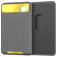 Mobigear Pocket Etui na karty Silikon - Liczba kart: 2 - Z MagSafe - Szary