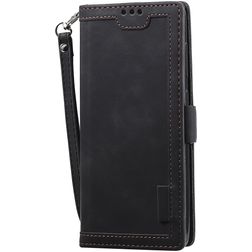 Mobigear Two Tone Huawei P40 Wallet case - Black