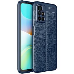 Mobigear Luxury Xiaomi Redmi 10 4G Flexibilní TPU Zadní kryt - Modrá