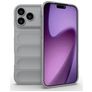 Mobigear Bumpy iPhone 18 Pro Max Flexibilní TPU Zadní kryt - Šedá