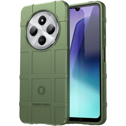 Mobigear Rugged Shield Xiaomi Redmi 14C TPU flexible Carcasa Antigolpes - Verde