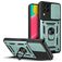 Mobigear Armor Ring Cam Slide Samsung Galaxy M53 Hardcase Back cover Antiurto con anello - Verde
