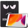 Mobigear Tri-Fold iPad 7 (2019) Capa livro - Do Not Touch