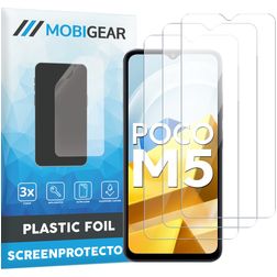 Mobigear POCO M5 Screen Protector Film - Case Friendly (3-Pack)
