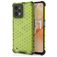 Mobigear Honeycomb Realme C31 Funda Plástico rígido Carcasa Antigolpes - Verde