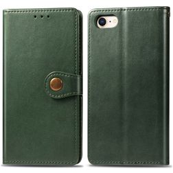 Mobigear Snap Button iPhone 7 Wallet case - Green