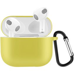 Mobigear Classic Apple AirPods 3 Fodral Flexibel Silikon - Gul