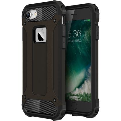 Mobigear Outdoor iPhone 7 Hardcase Back cover Antiurto - Nero