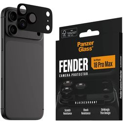PanzerGlass FENDER iPhone 18 Pro Max Aluminium Camera Protector - Case Friendly - Black