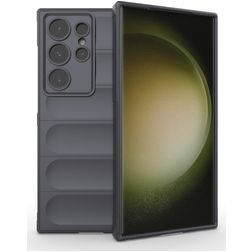 Mobigear Bumpy Samsung Galaxy S24 Ultra Flexibel TPU Skal - Grå