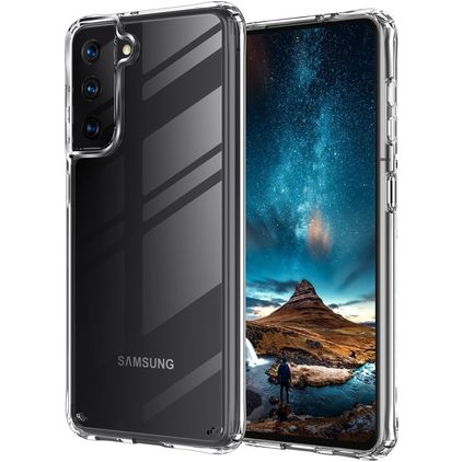 Mobigear Crystal Clear Samsung Galaxy S21 Ultra Hard Case Back cover - Clear