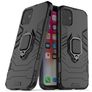 Mobigear Armor Ring iPhone 11 Hårdt Bagsidecover Stødsikkert med ringholder - Sort