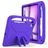 Mobigear AeroArmor iPad Air 13 pollici (2026) Cover per tablet per bambini con maniglia + Portapenna - Viola