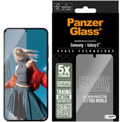 PanzerGlass Ceramic Samsung Galaxy S25 Glas Skærmbeskytter - Case Friendly