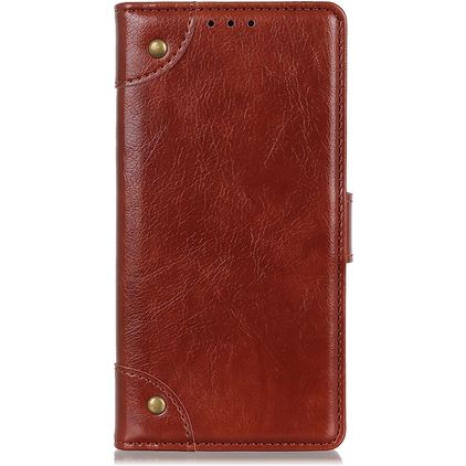 Mobigear Ranch Huawei P40 Lite E Plånboksfodral med sedelfack - Brun