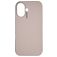 Nudient Base iPhone 16 Silicone Capa traseira - Stone Beige