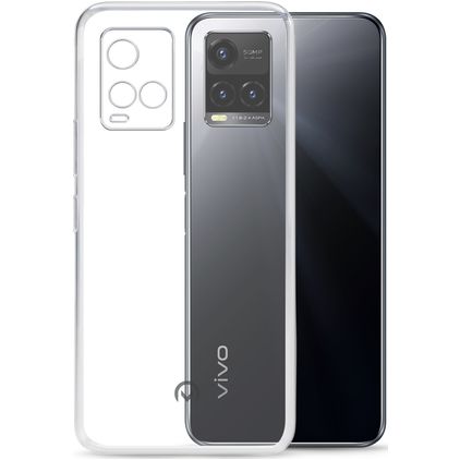 Mobilize Gelly Läpinäkyvä Vivo Y33s Joustava TPU Suojakuori - Läpinäkyvä