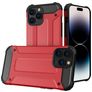 Mobigear Outdoor iPhone 14 Pro Hardcase Back cover Antiurto - Rosso