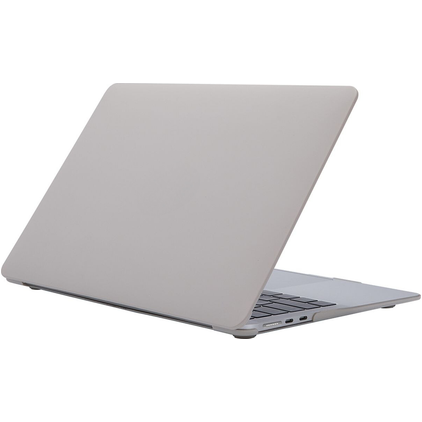Mobigear Cream Matte MacBook Air 15 tommer (2023-2026) Hardshell Laptopcover MacBook Case - Grå - Model A2941 / A3114 / A3241 / A3448