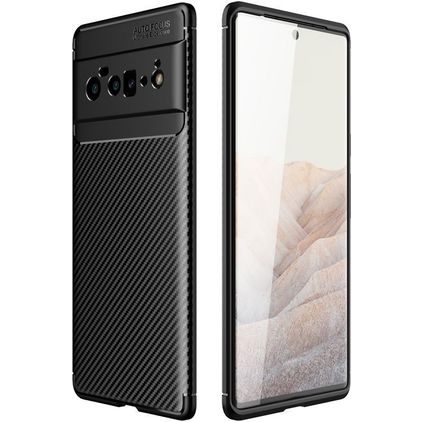 Mobigear Racing Google Pixel 6 Pro Joustava TPU Suojakuori - Musta