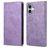 Mobigear Wallet iPhone 16 Funda tipo libro Cartera - Morado