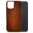 Mobilize Premium iPhone 17 MagSafe Pele genuína Capa traseira - Burned Cognac
