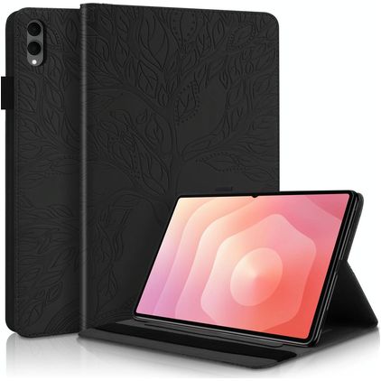 Mobigear Tree Samsung Galaxy Tab S11 Ultra Plånboksfodral + Pennhållare - Svart
