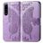 Mobigear Butterfly Sony Xperia 5 IV Lompakkokotelo + Setelitasku - Violetti