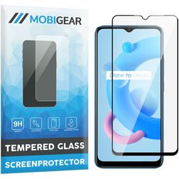 Mobigear Premium Realme C11 (2021) Tempered Glass Screen Protector - Case Friendly - Black