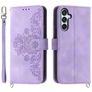 Mobigear Clover Samsung Galaxy M15 Wallet case - Purple