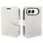 Mobigear Classic iPhone Duo Cover a libro portafoglio - Bianco