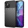 Mobigear Groove iPhone 12 Pro Max Joustava TPU Suojakuori - Musta